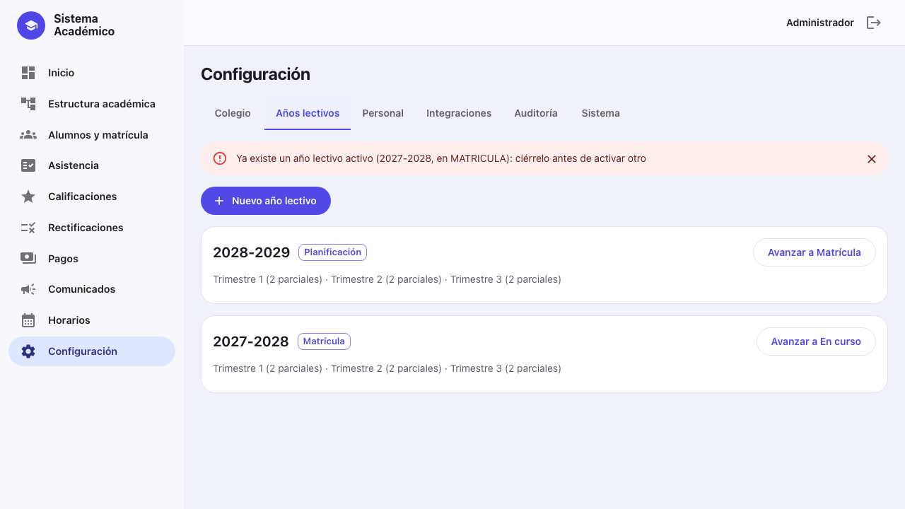 Segundo año activo